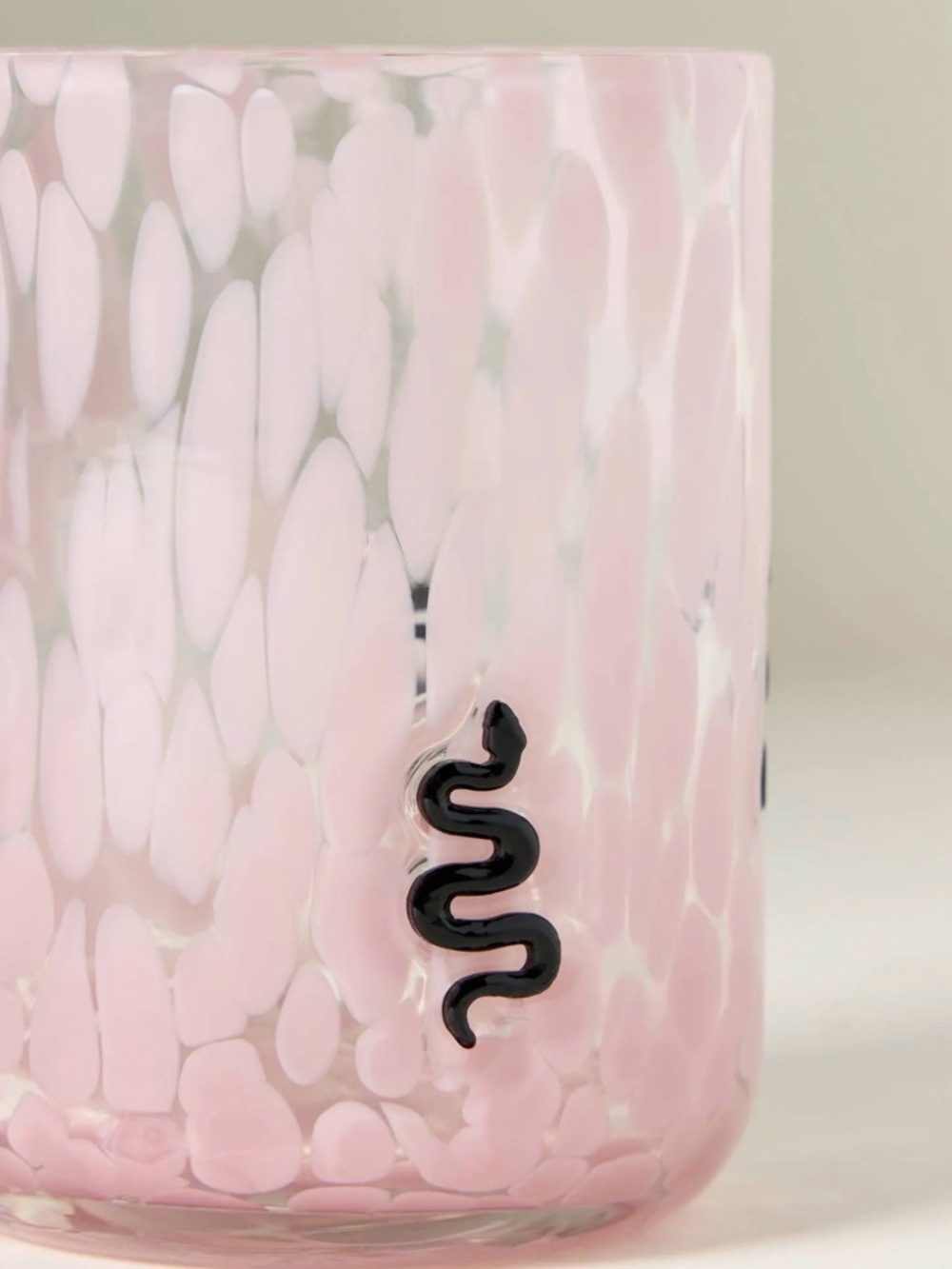 NEW Anthropologie Halloween The Mystic Confetti Icon Juice Glass, Snake - Picture 3 of 6